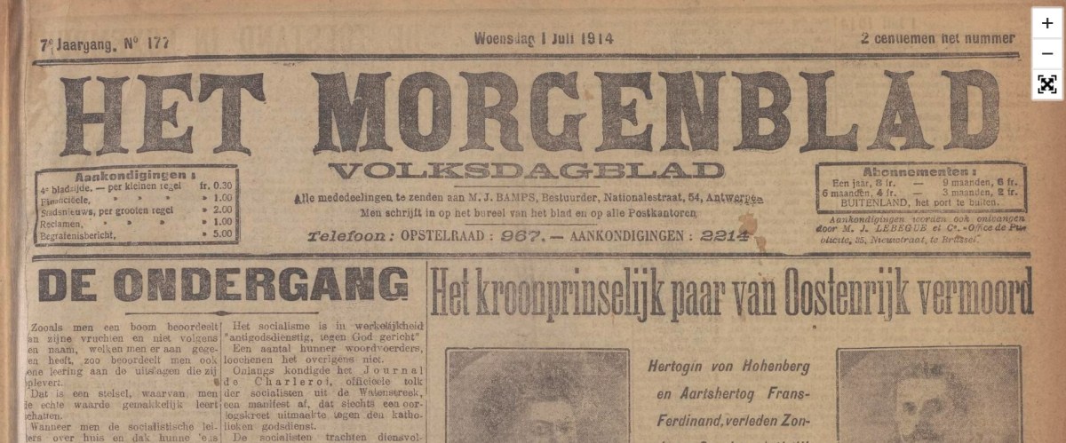 Primaire bronnen bij De Eerste Wereldoorlog – thomsnijders.nl